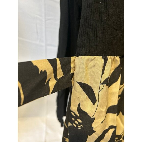 Long Sleeve Floral Midi Dress- size XL - Picture 6 of 8